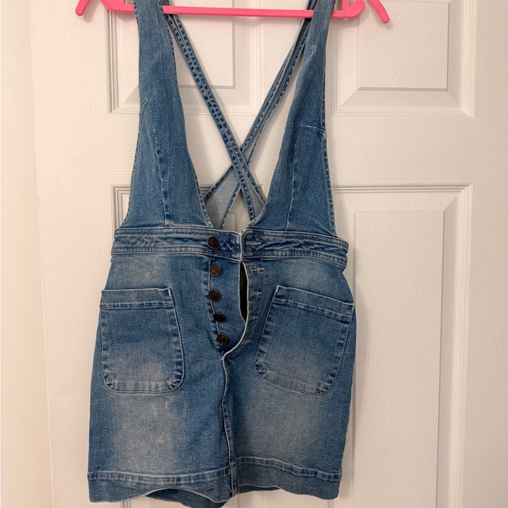 Free People Blue Denim Dress